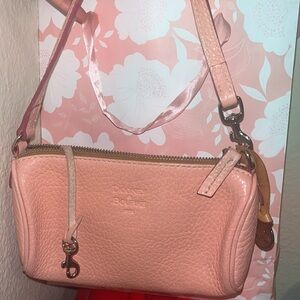 Pink pebbled Dooney & Bourke purse